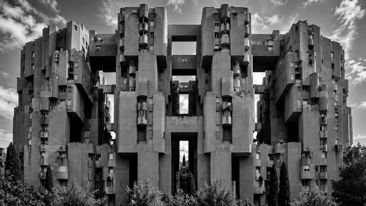 Walden 7 Barcelona: The Brutalist Landmark That Inspired an Architecture T-Shirt