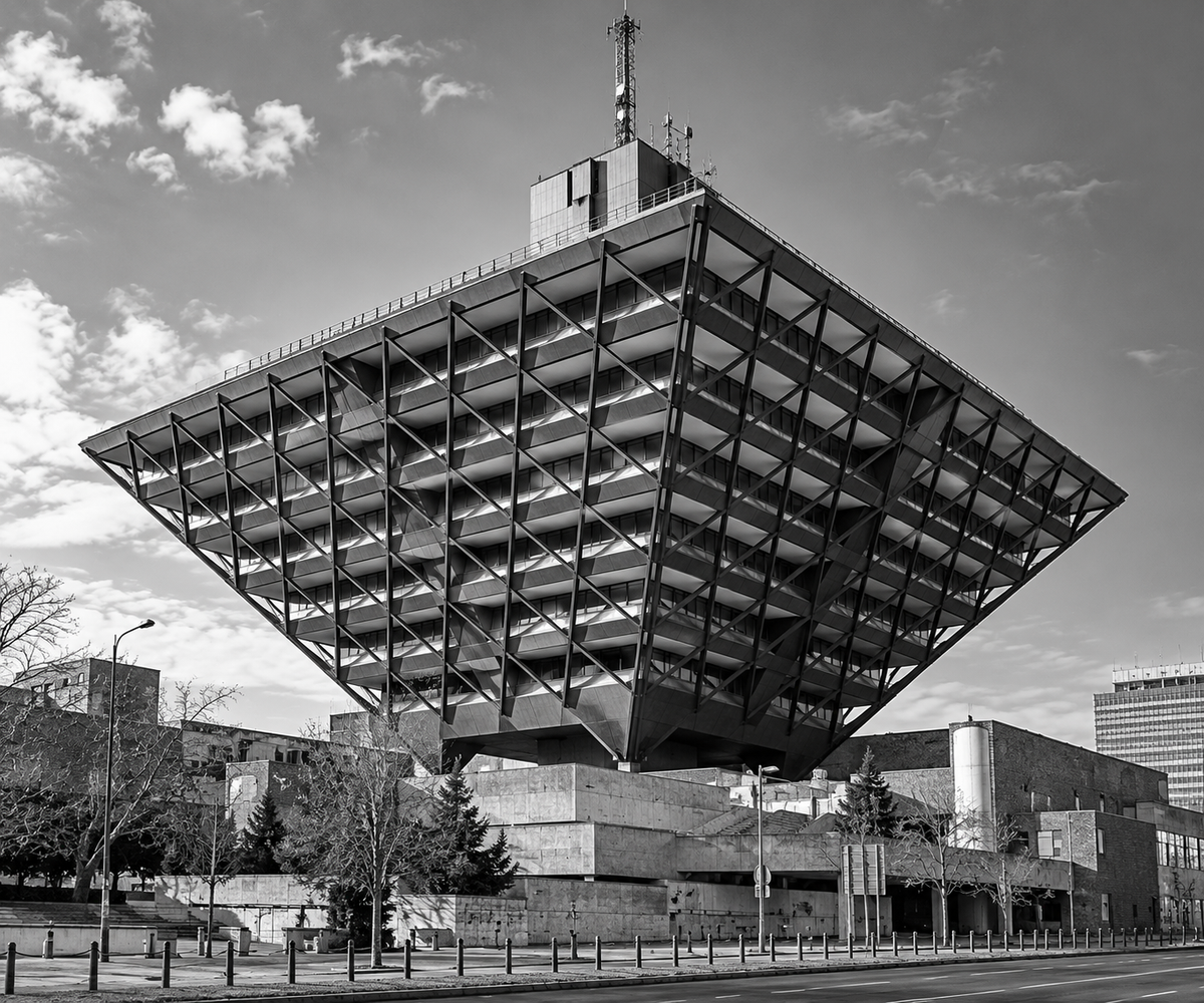 Slovak Radio Building Bratislava: Brutalist Architecture, History & T-Shirts