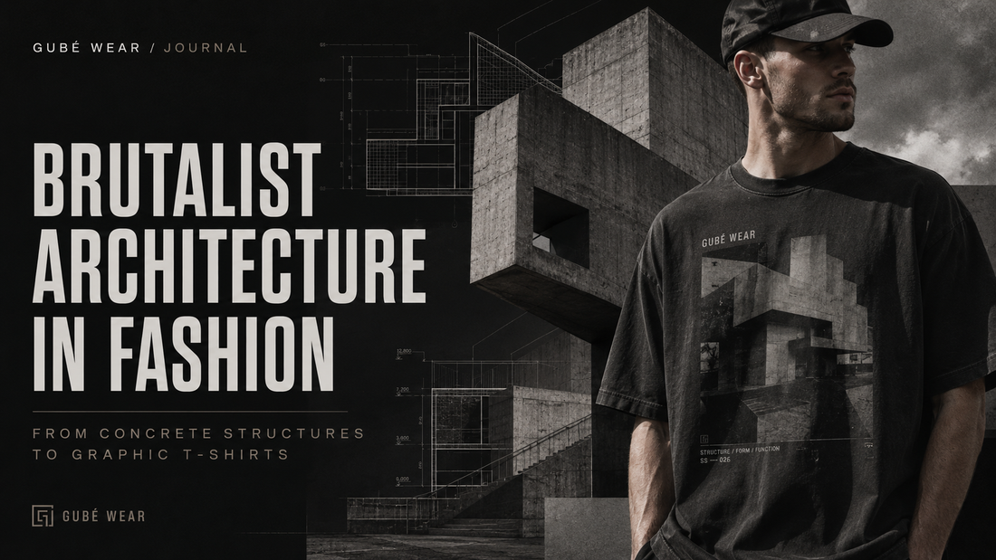 Brutalist Architecture in Fashion: From Concrete Structures to Graphic T-Shirts