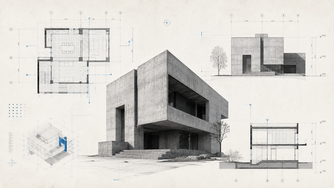What Is an Architectural Blueprint? Plans, Sections &amp; Elevations Explained