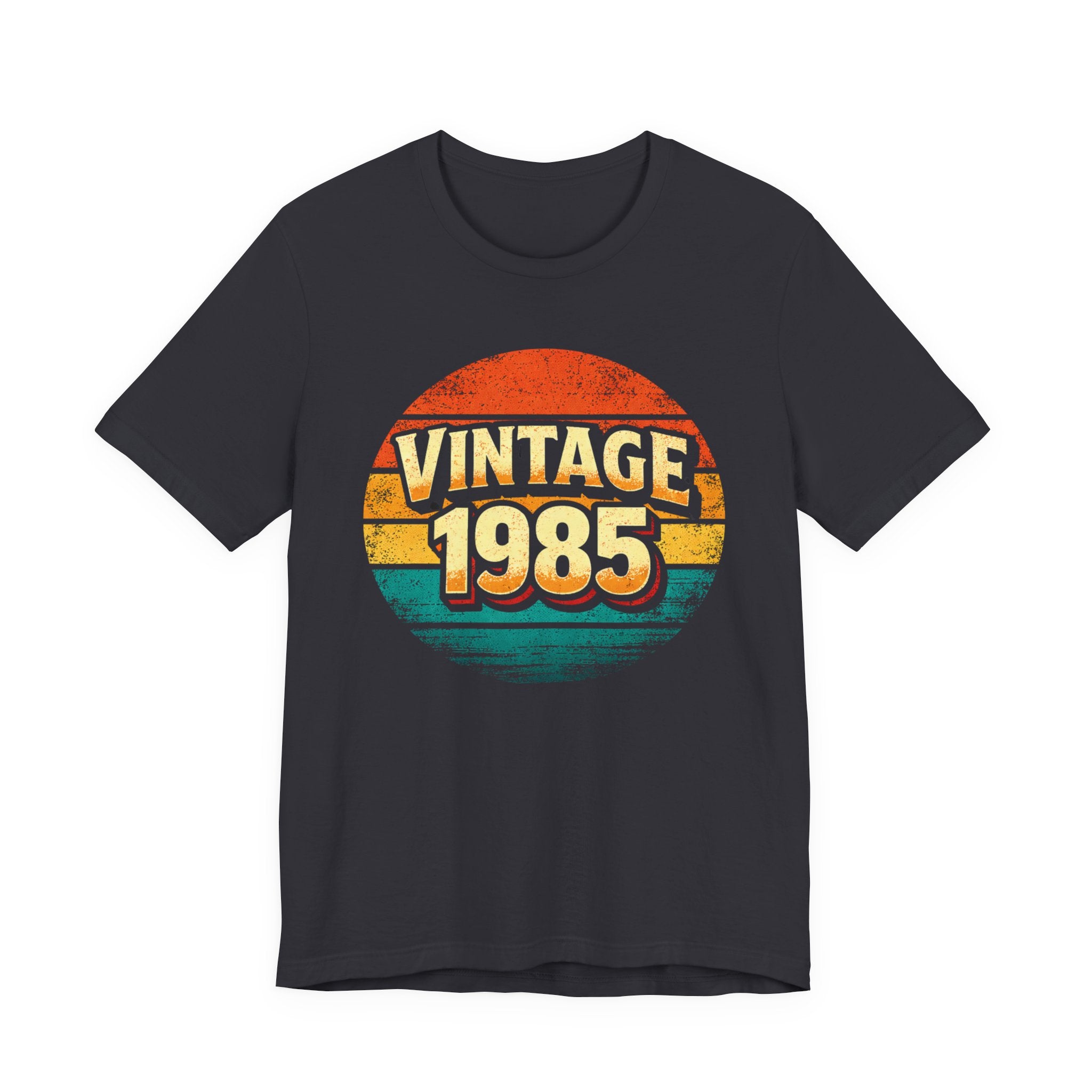 Vintage 1985 Retro Striped Tee