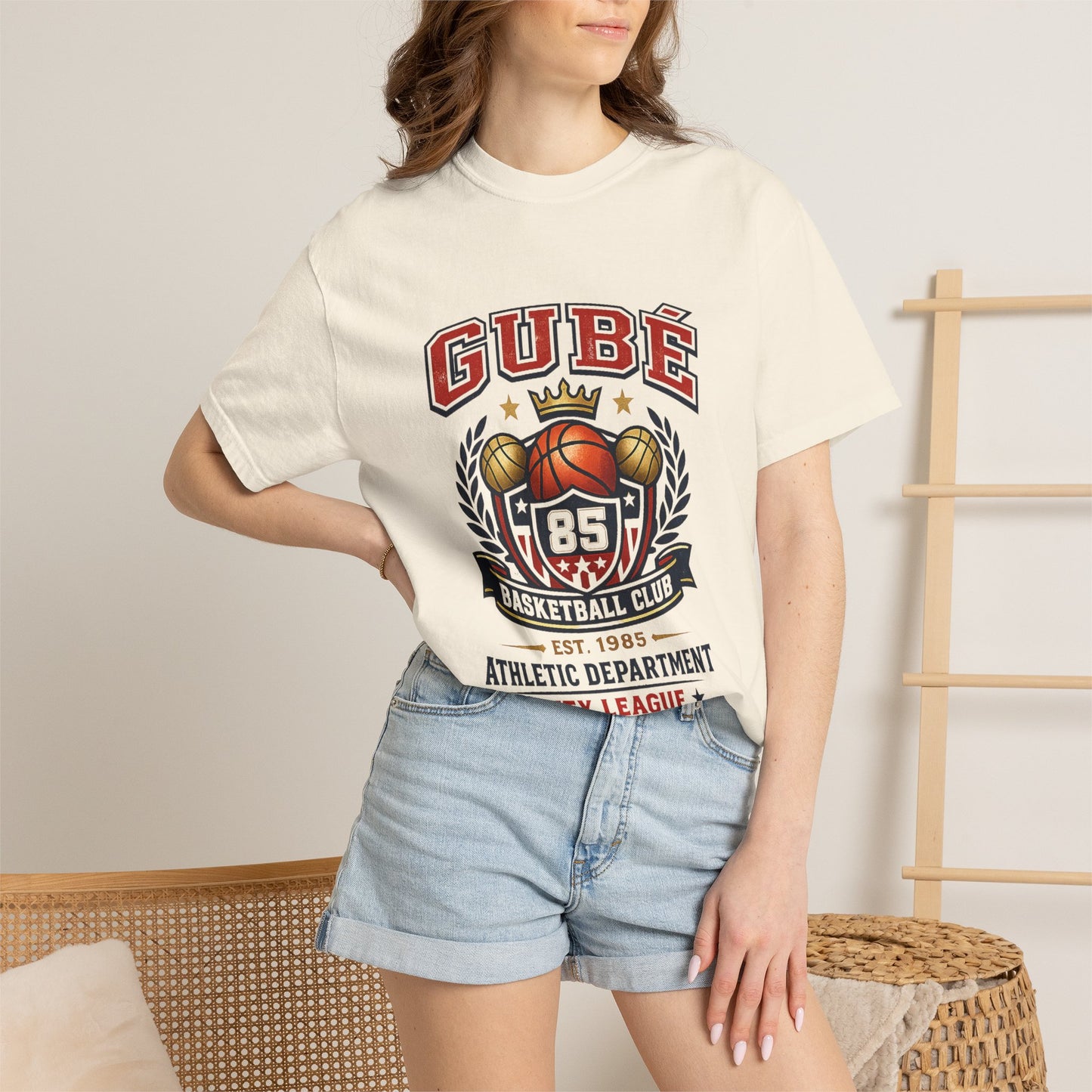 Athletic Basketball T-Shirt — "GUBÉ Athletic" Sports Club Tee