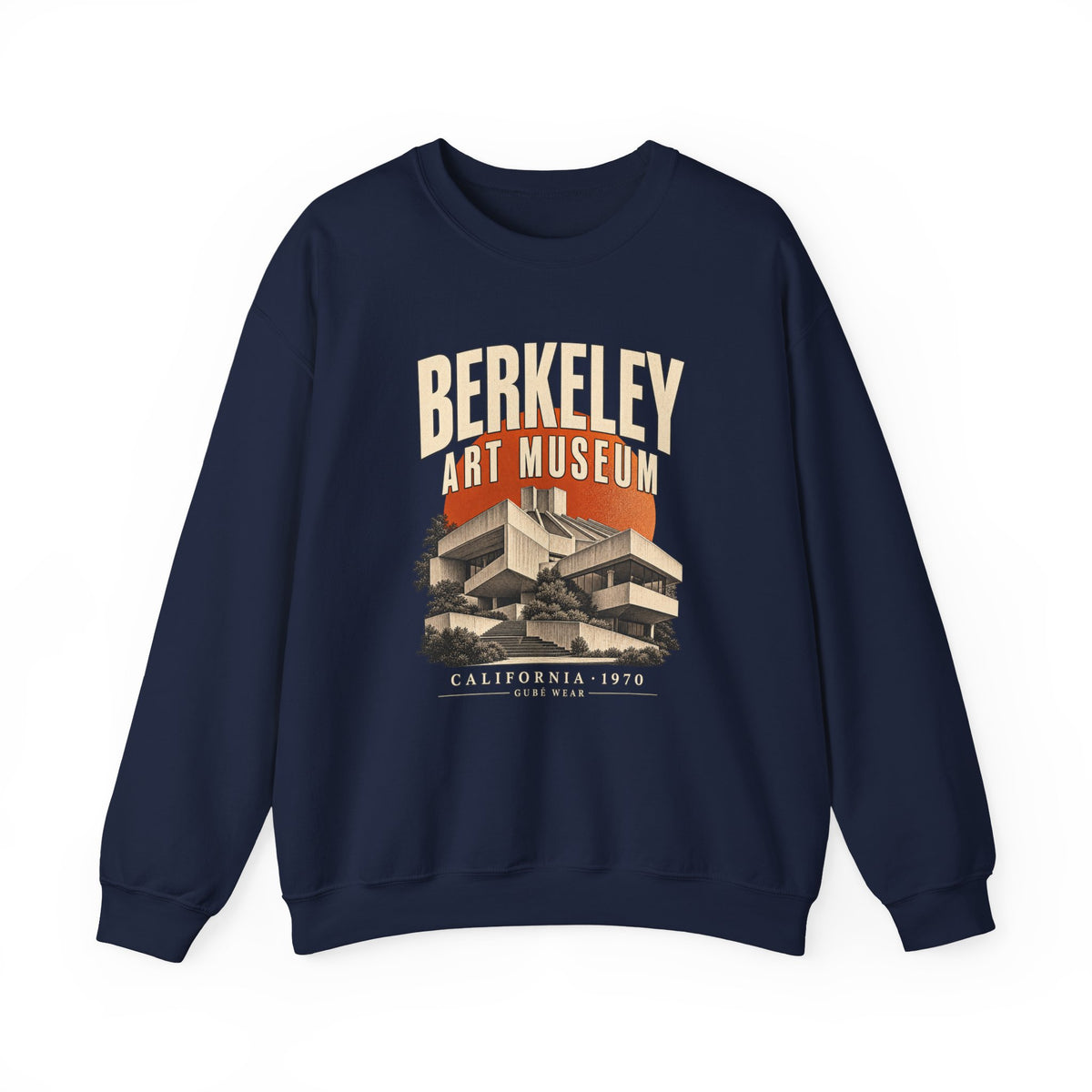 Berkeley Art Museum Unisex Sweatshirt — Vintage Brutalist Crewneck