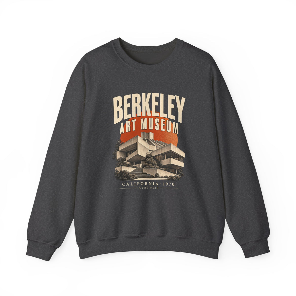 Berkeley Art Museum Unisex Sweatshirt — Vintage Brutalist Crewneck
