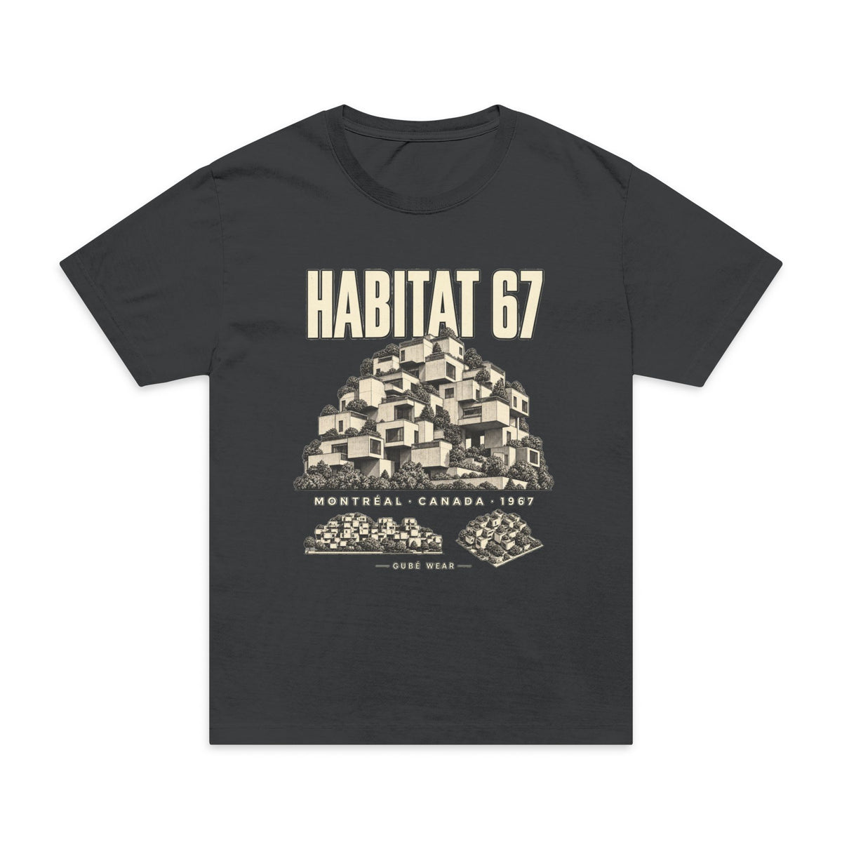 Habitat 67 T-Shirt — Vintage Montréal Architecture Oversized Tee