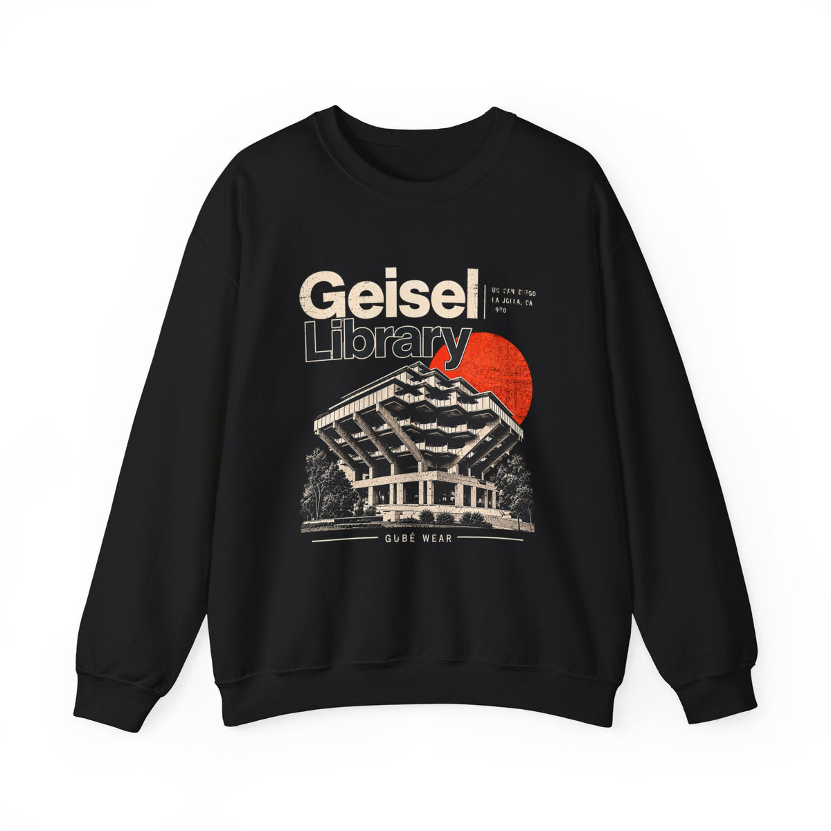 Geisel Library Sweatshirt — Brutalist Architecture Crewneck