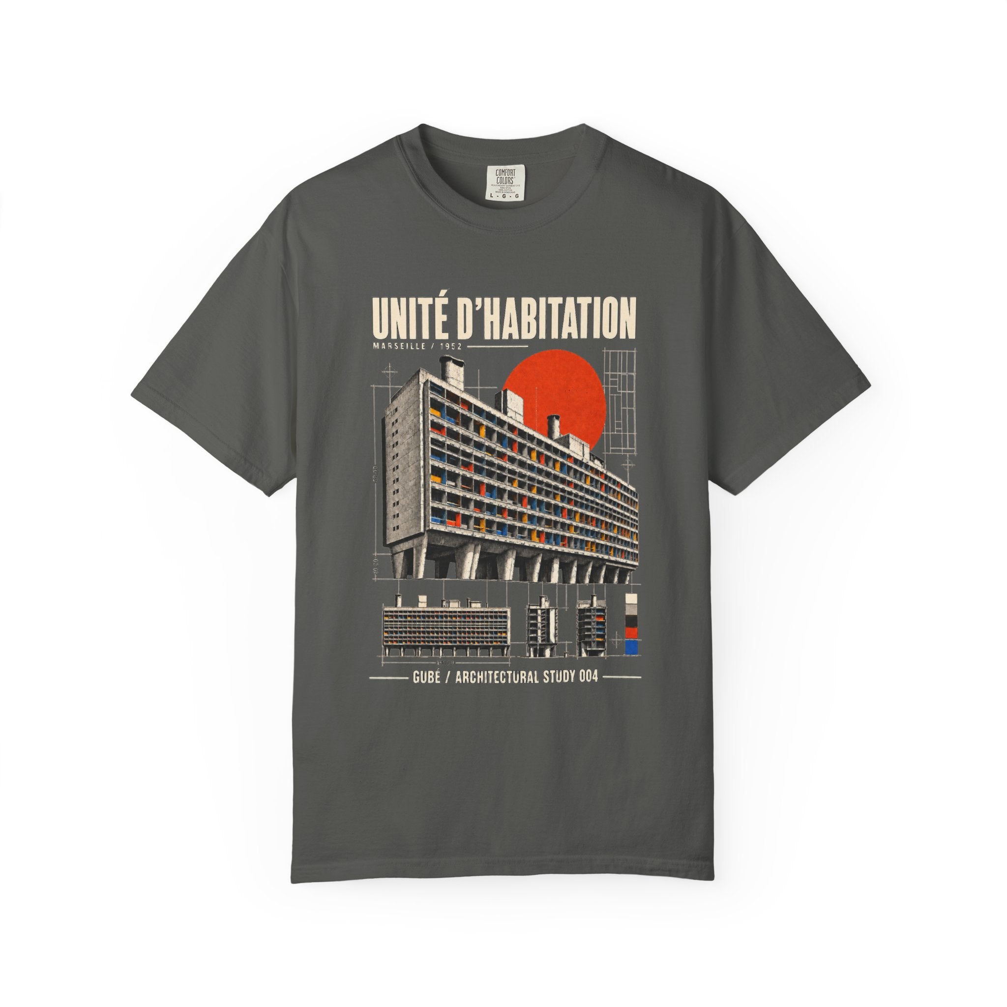 GUBÉ Unité d’Habitation T-Shirt — Marseille Brutalist Architecture Tee