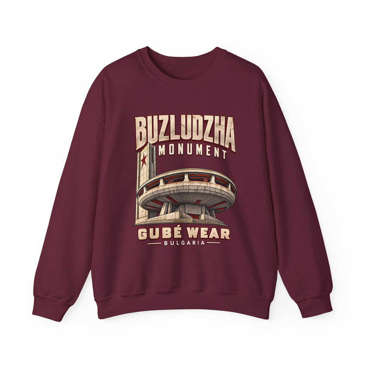 Buzludzha Monument Bulgaria Crewneck Sweatshirt