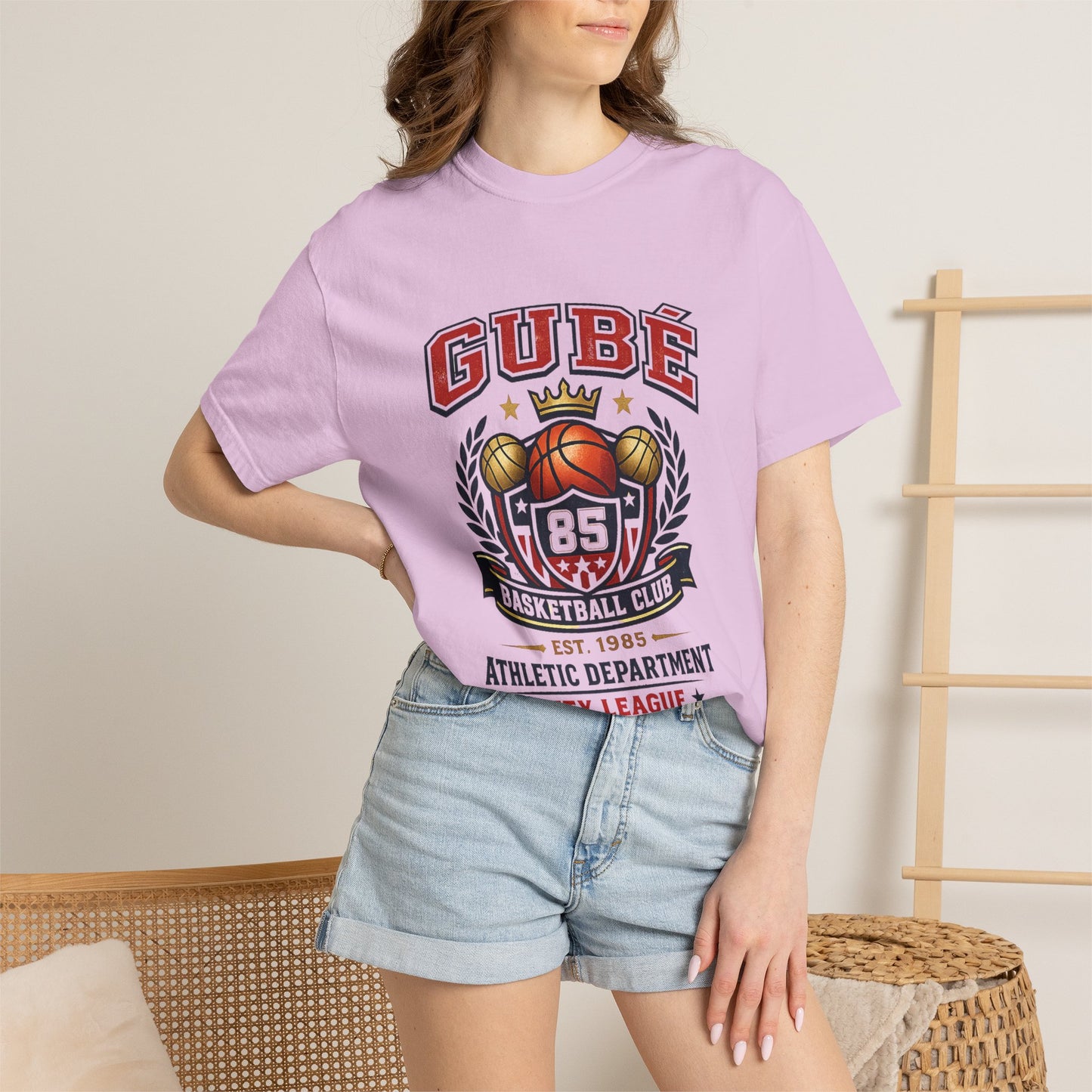 Athletic Basketball T-Shirt — "GUBÉ Athletic" Sports Club Tee