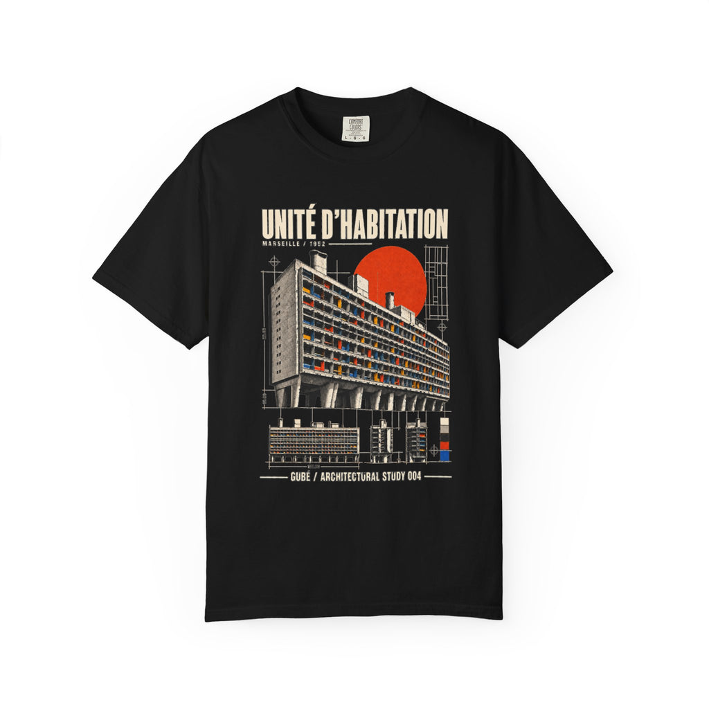 GUBÉ Unité d’Habitation T-Shirt — Marseille Brutalist Architecture Tee