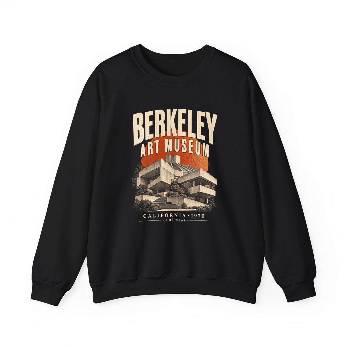 Berkeley Art Museum Unisex Sweatshirt — Vintage Brutalist Crewneck