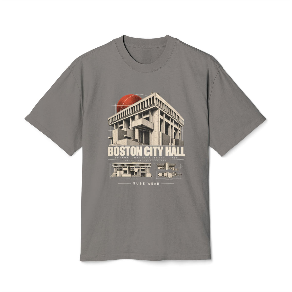 Boston City Hall T-Shirt — Vintage Brutalist Architecture Tee
