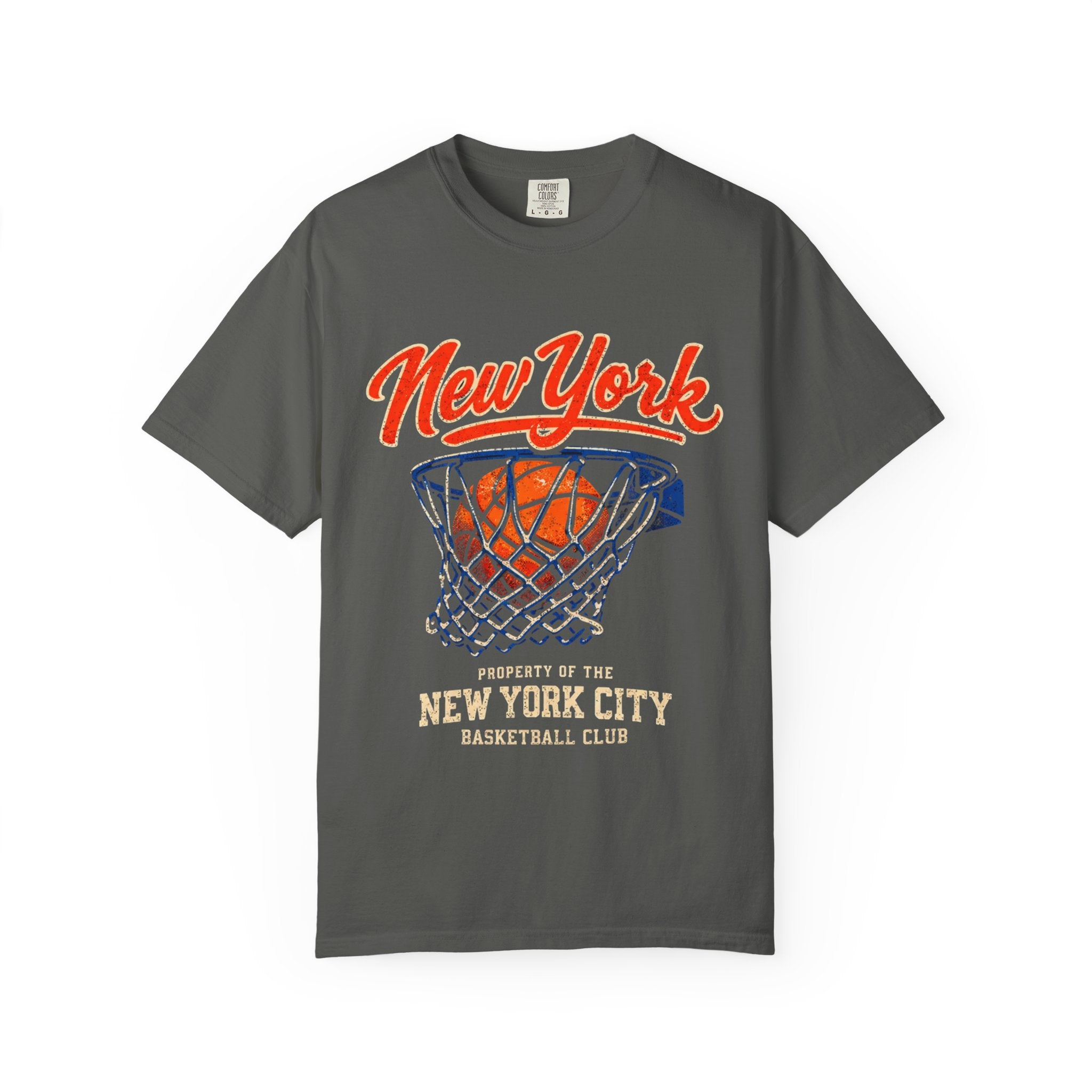 New York Basketball T-Shirt — Vintage City Hoop Graphic Tee
