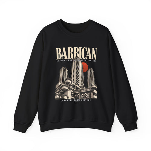 Barbican Concrete Noir Crewneck Sweatshirt