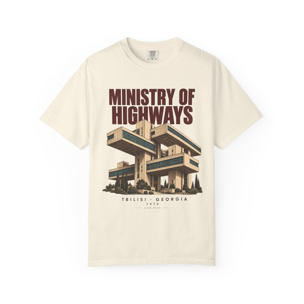 Ministry of Highways T-Shirt — Tbilisi Brutalist Architecture Tee