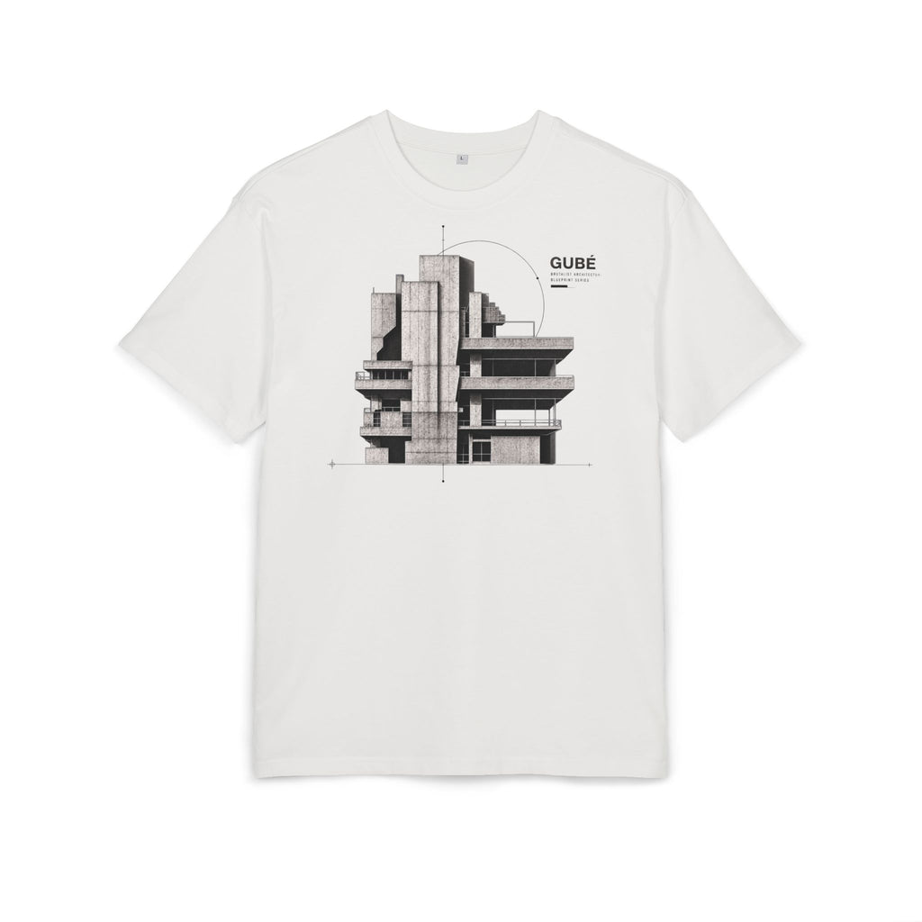Brutalist Architecture T-Shirt + Concrete Building Graphic + Oversized Tee