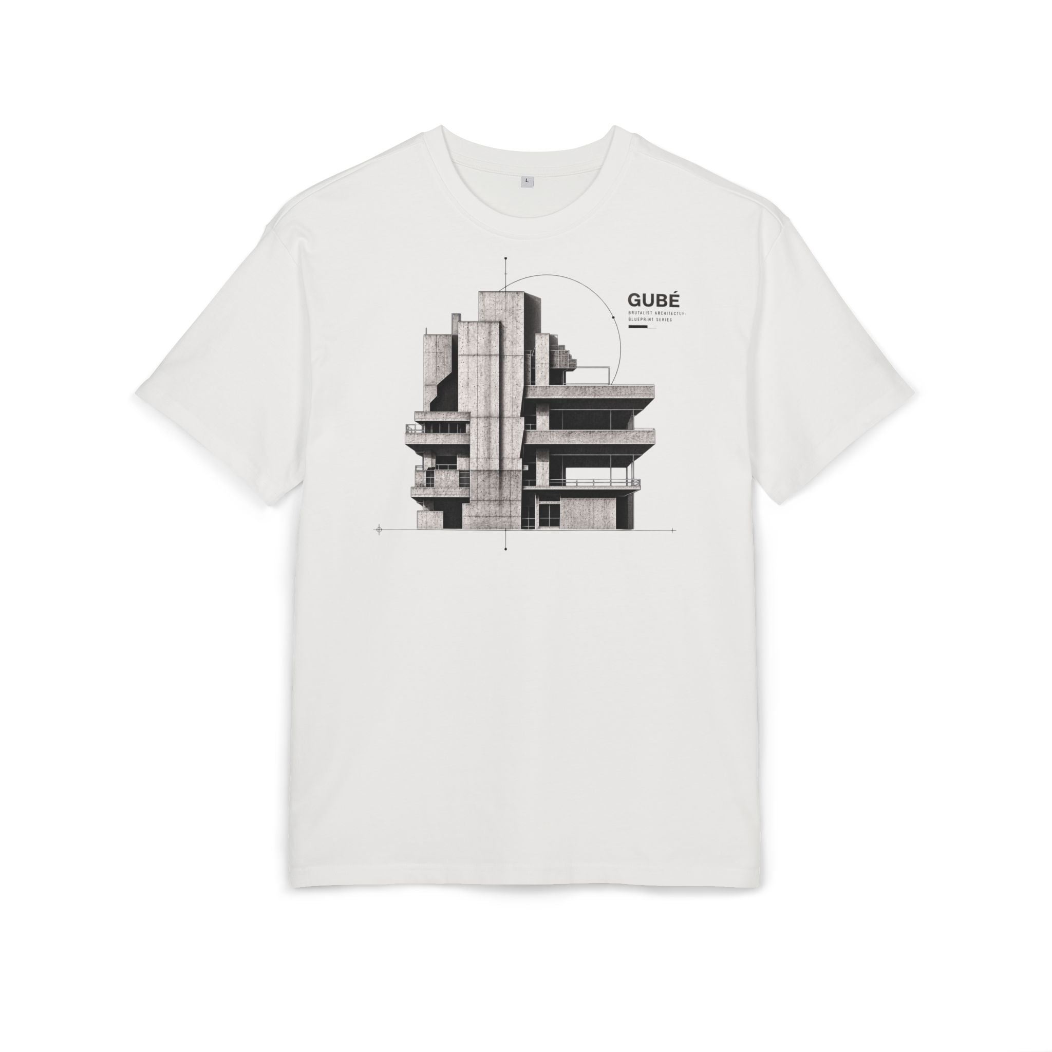 Brutalist Architecture T-Shirt + Concrete Building Graphic + Oversized Tee