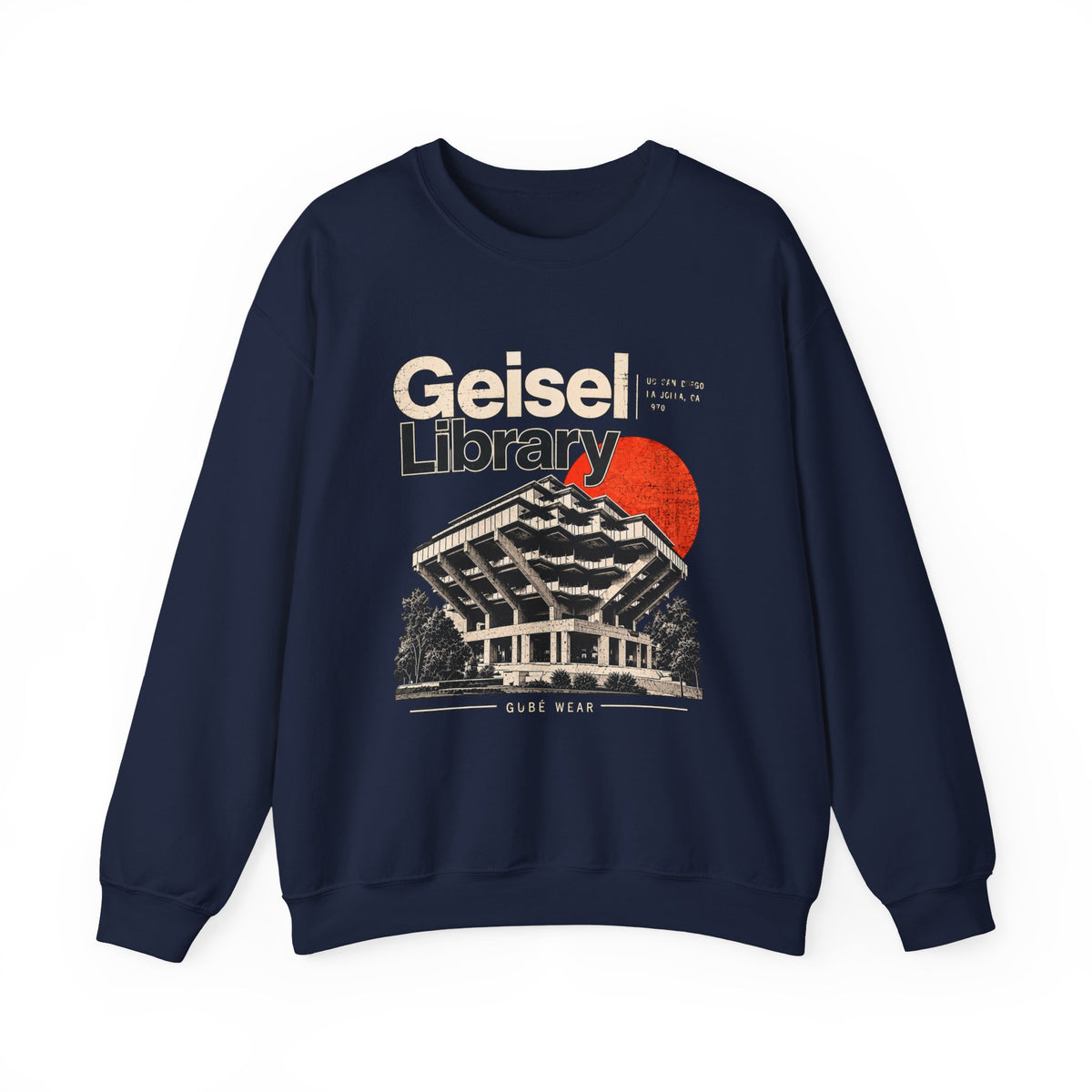 Geisel Library Sweatshirt — Brutalist Architecture Crewneck