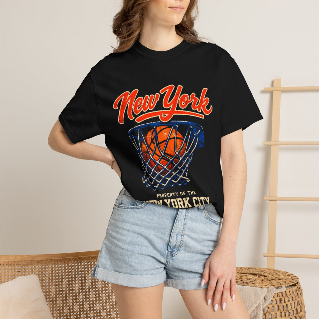 New York Basketball T-Shirt — Vintage City Hoop Graphic Tee