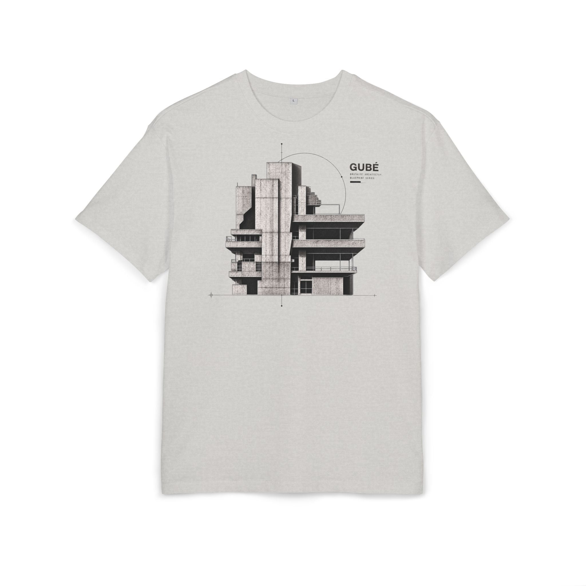 Brutalist Architecture T-Shirt + Concrete Building Graphic + Oversized Tee