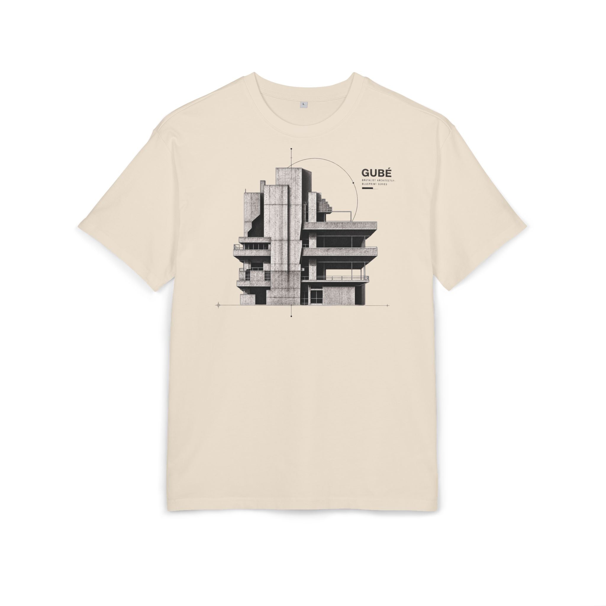 Brutalist Architecture T-Shirt + Concrete Building Graphic + Oversized Tee