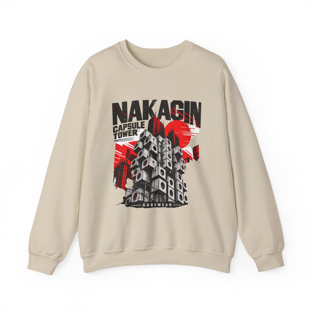 Nakagin Capsule Tower Sweatshirt | Tokyo Brutalist Architecture