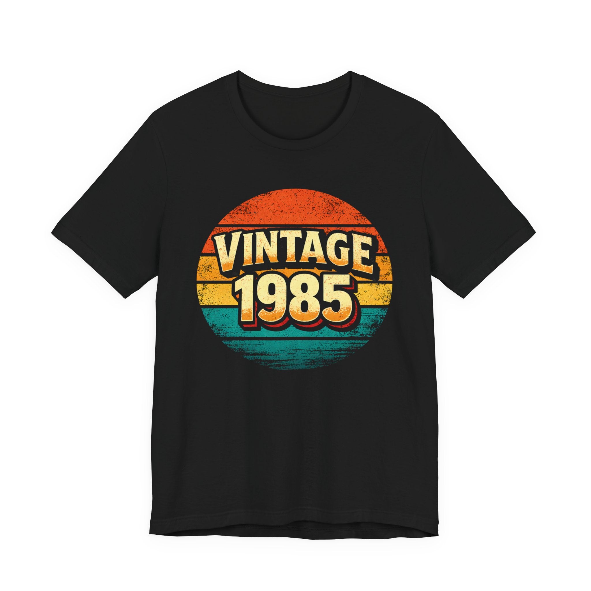 Vintage 1985 Retro Striped Tee