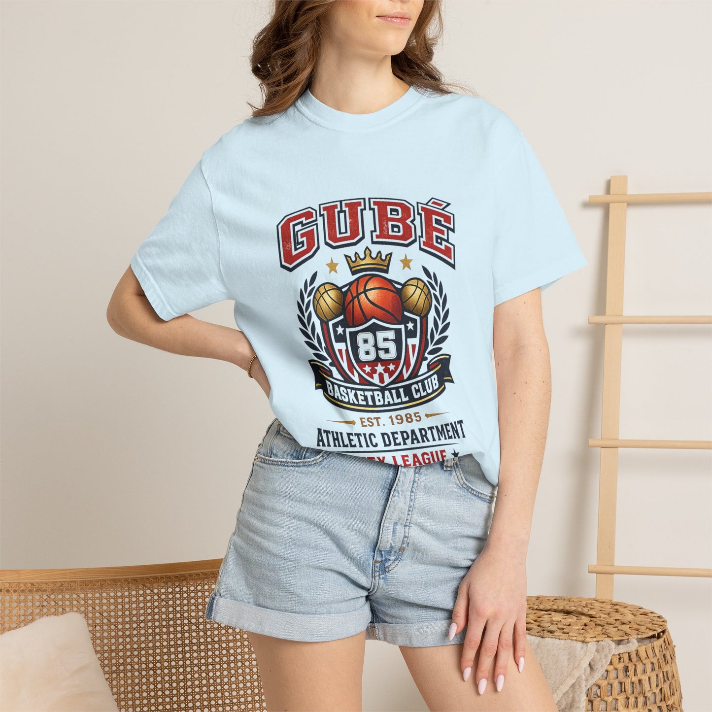Athletic Basketball T-Shirt — "GUBÉ Athletic" Sports Club Tee