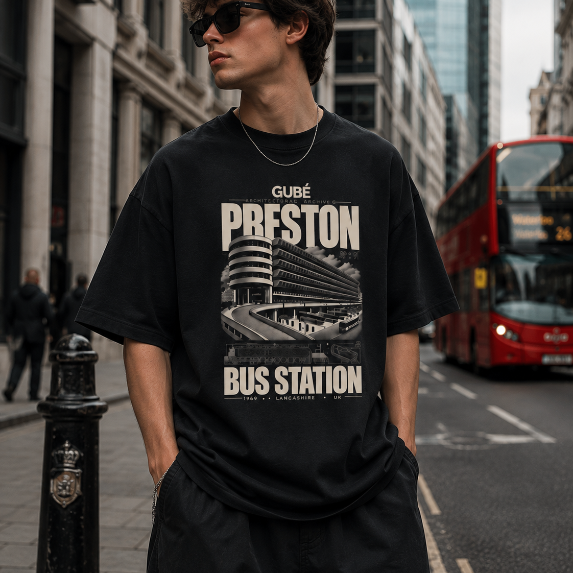 GUBÉ Preston Bus Station Tee